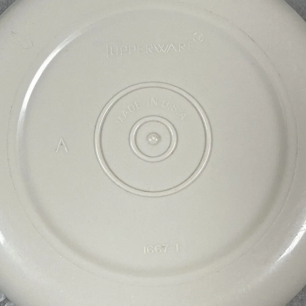 TUPPERWARE Serving Center 6-Part Divided Party Veggie Snack & Dip Tray 1665 1667